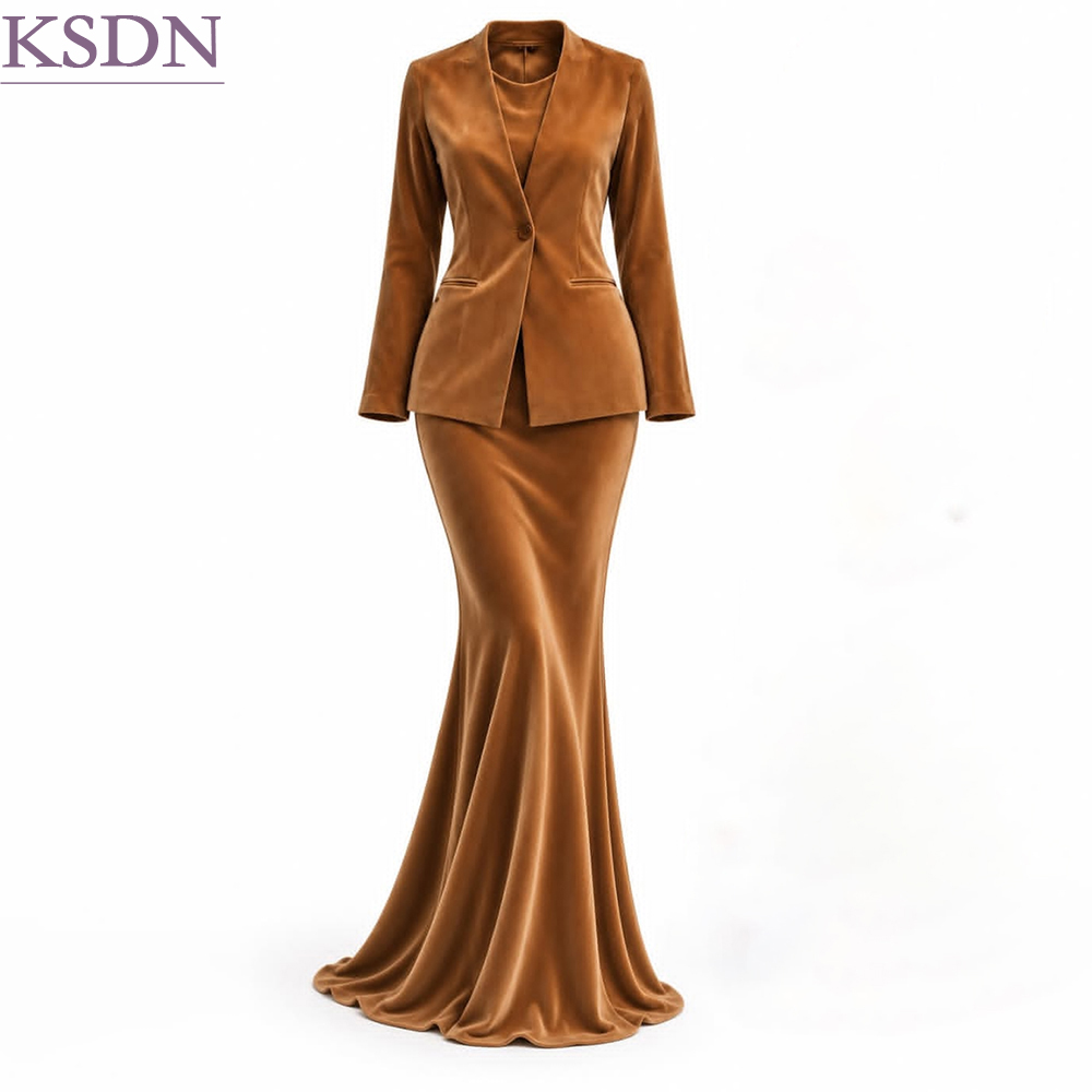 Fashion Velvet Women's Suits D - огляд і ціна Formal Skirt