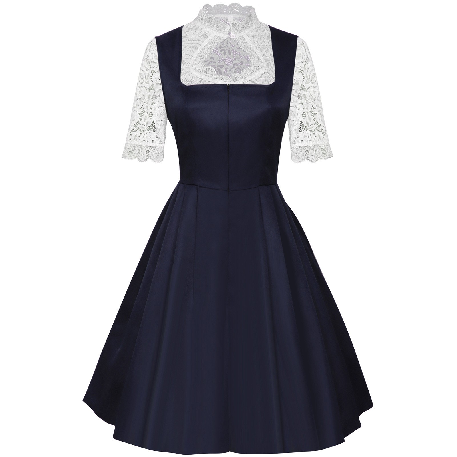 Pleats Set Print Elegant with  - огляд і ціна Lace Dress