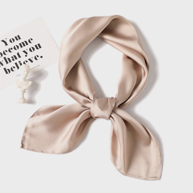 70cm Pure-color Scarf Female I - огляд і ціна Silk Blouse