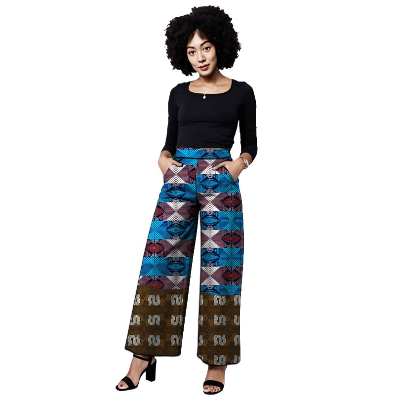 Ankara Outfit Women's Patchwor - огляд і ціна Tailored Trouser Wide